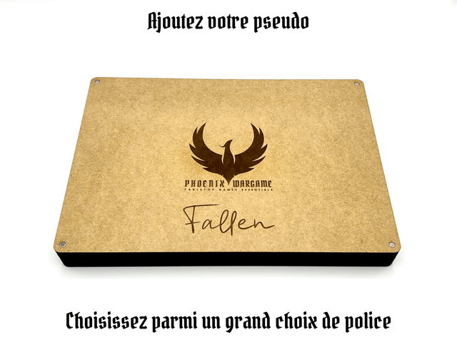 Boîte à compartiments et piste de dés pour AOS (L)