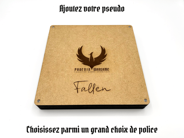 Boîte à compartiments et piste de dés (M)