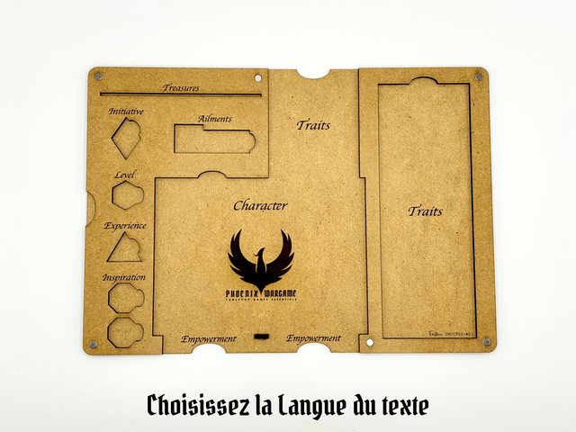 Plateaux de jeu pour Cursed City (L) (Lot de 4)