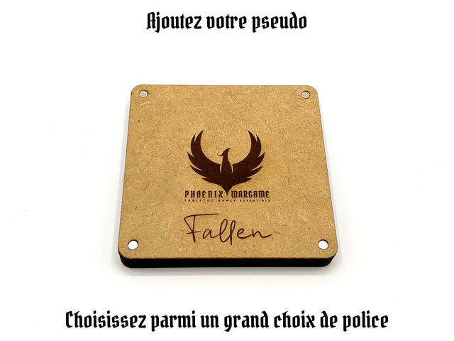 Boîte à jetons de terrains pour AOS (XS)
