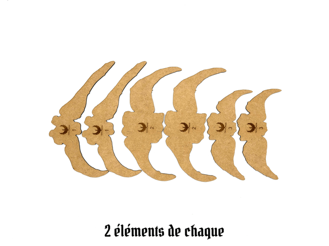 Gabarits de Bois Sauvage pour AOS (L)