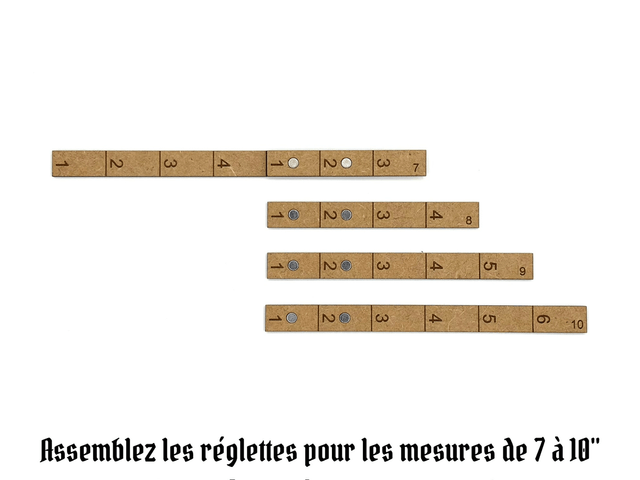 Réglettes pour AOS (S)