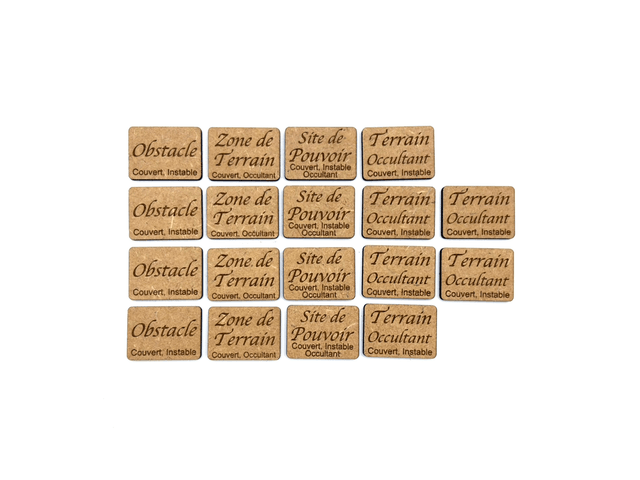 Jetons d'effets de terrains pour AOS (Lot de 16)