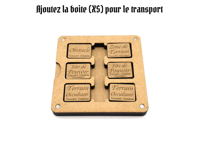 Jetons d'effets de terrains pour AOS (Lot de 16)