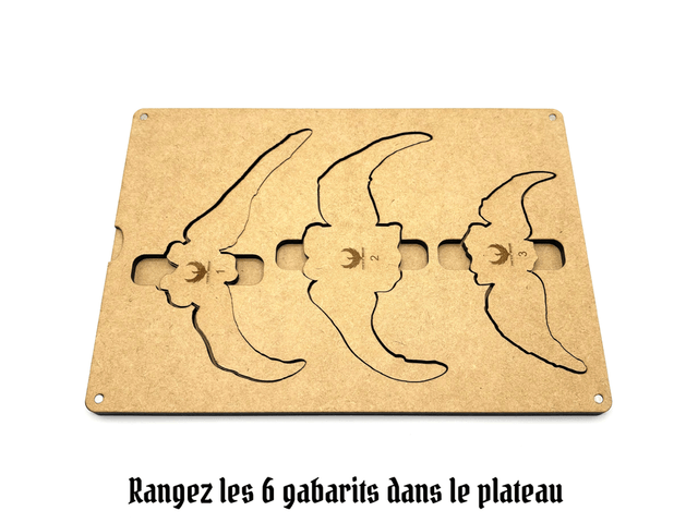 Gabarits de Bois Sauvage pour AOS (L)