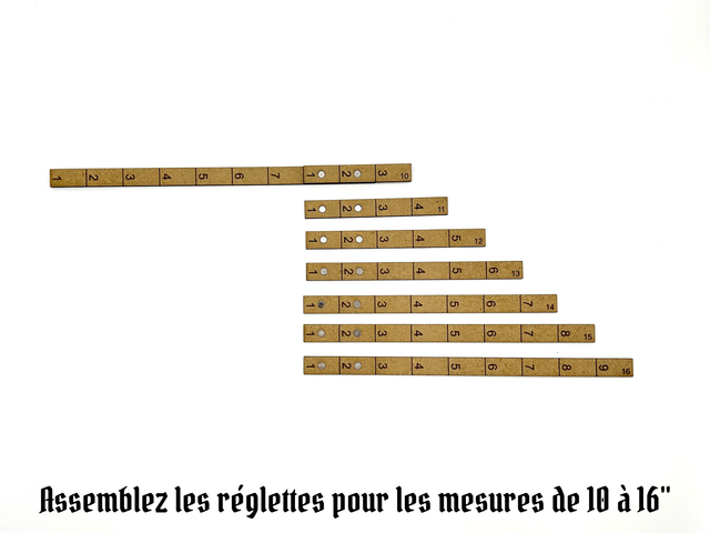 Réglettes pour AOS (L)