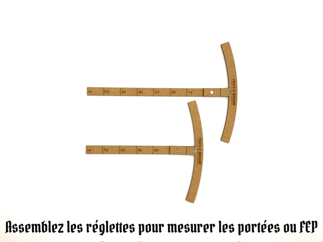 Réglettes de portée pour AOS (L)