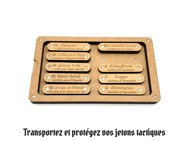 Boîte à jetons tactiques pour AOS (S)