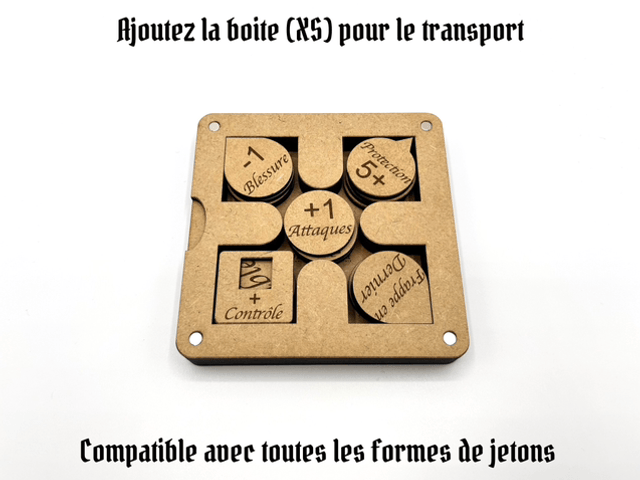 Jetons personnalisables pour AOS (Lot de 10)