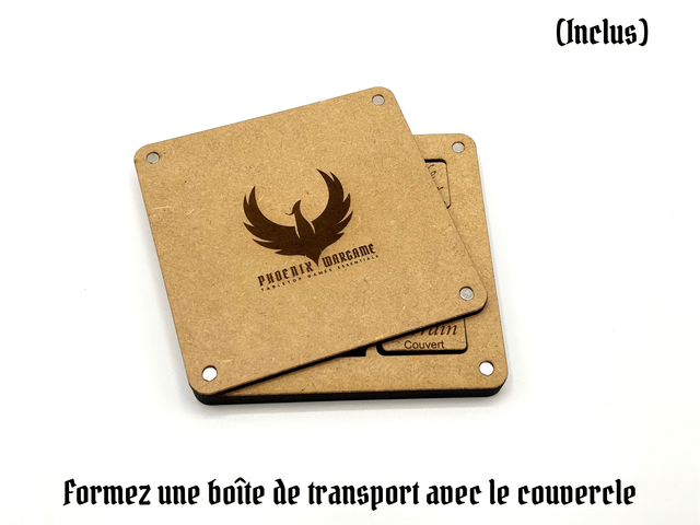 Boîte à jetons de terrains pour AOS (XS)