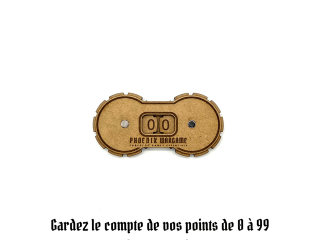 Compteur de points double personnalisables