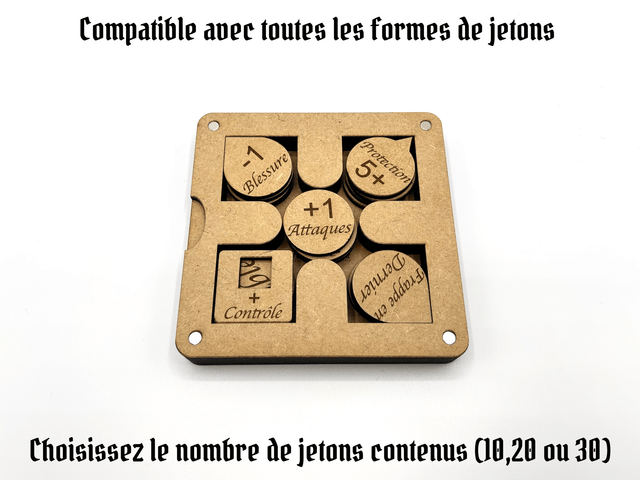 Boîte à jetons (XS)
