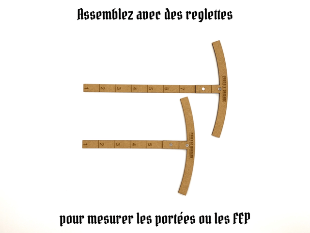 Réglettes de portée pour AOS (Lot de 2)
