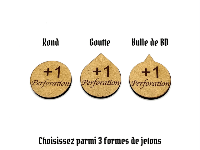 Jetons personnalisables pour AOS (Lot de 10)