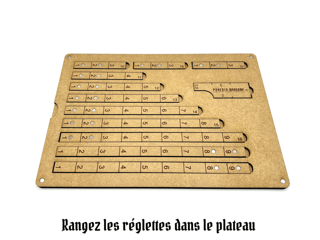 Réglettes pour AOS (L)