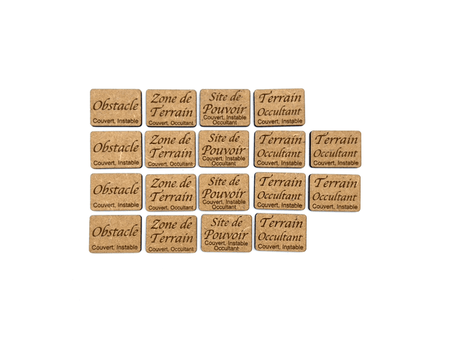 Jetons d&#039;effets de terrains pour AOS (Lot de 16)